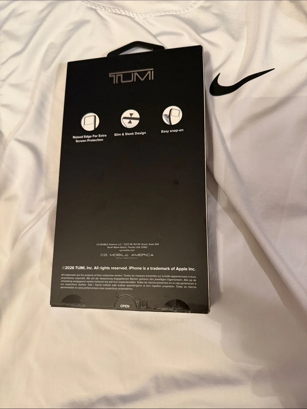 NEW Tumi MagSafe iPhone 17 Pro Max Case GEL HARD SHELL SIGNATURE LOGO